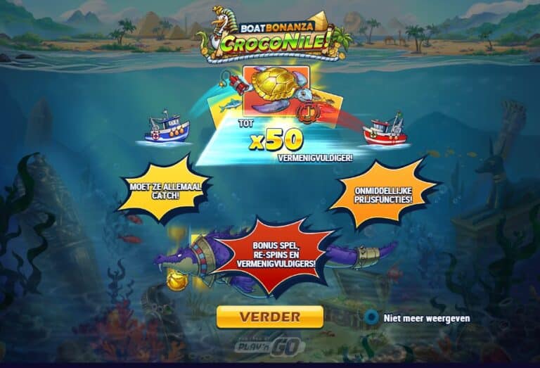 Screenshot 1 van Boat Bonanza CrocoNile!